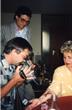 With Eberhard Bauer in 1995 investigating a ...